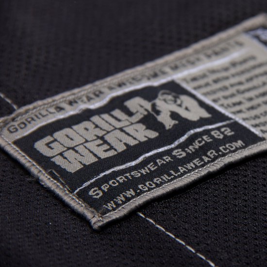 Gorilla Wear Logo Mesh Trainingsbroek - Zwart - S/M van Gorilla Wear — afbeelding 4