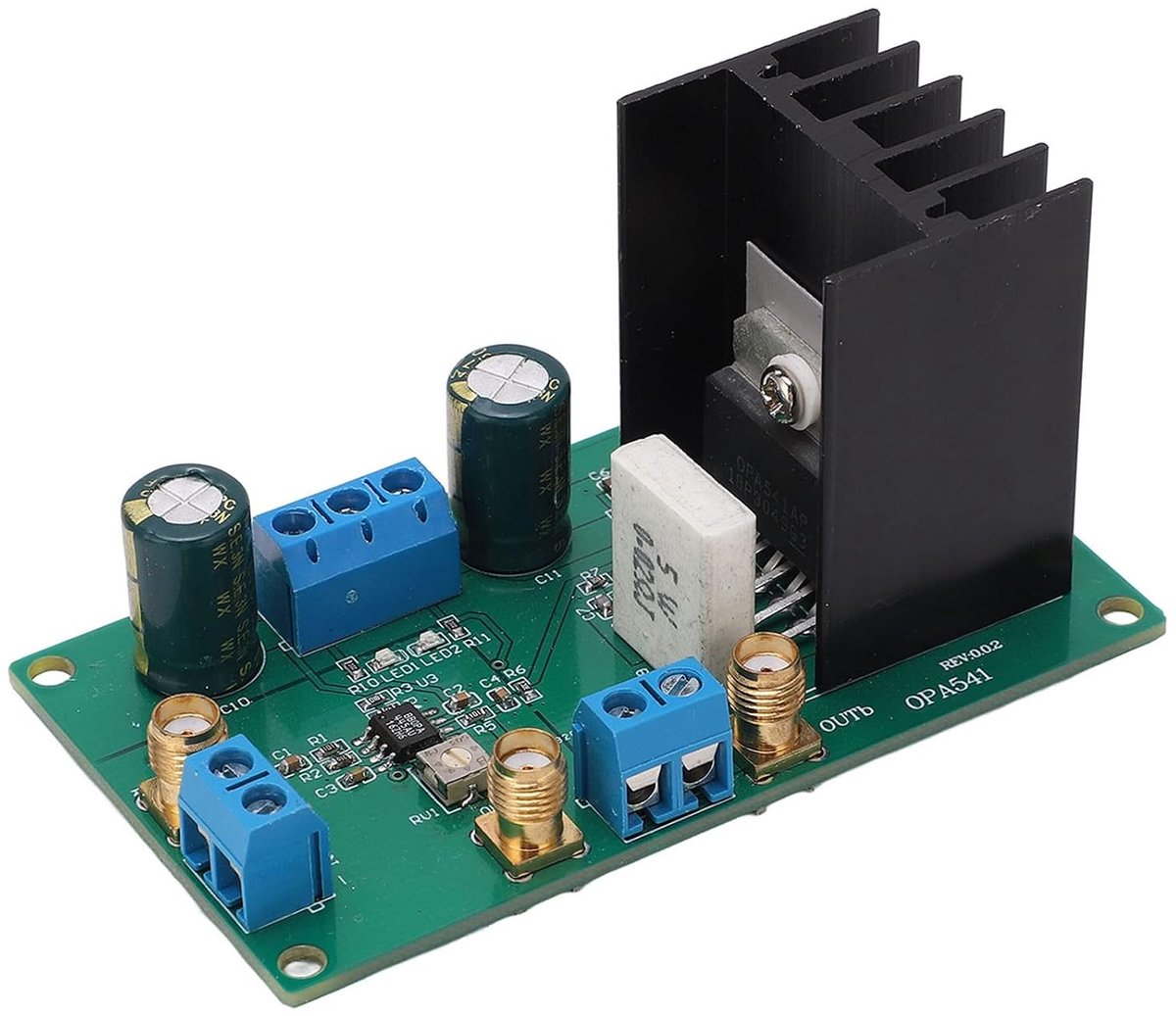 OPA541 Low Frequency Power Amplifier Module 5A 10‑40V Audio Amplifier Card with Heat Plate - ShopVlot