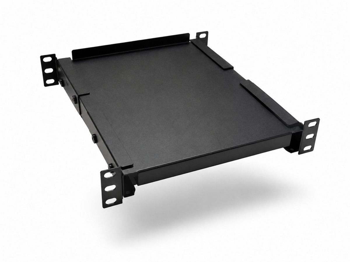 DSIT 10 inch verstelbaar legbord voor 310mm diepe 10 inch serverkasten - 1U - serverbehuizing - serverrack
