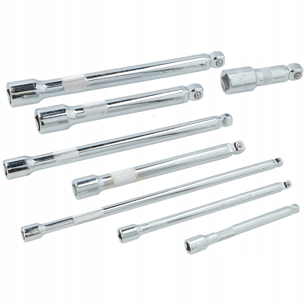 9-delige Doppen Verlengstuk Set 1/4", 3/8", 1/2"