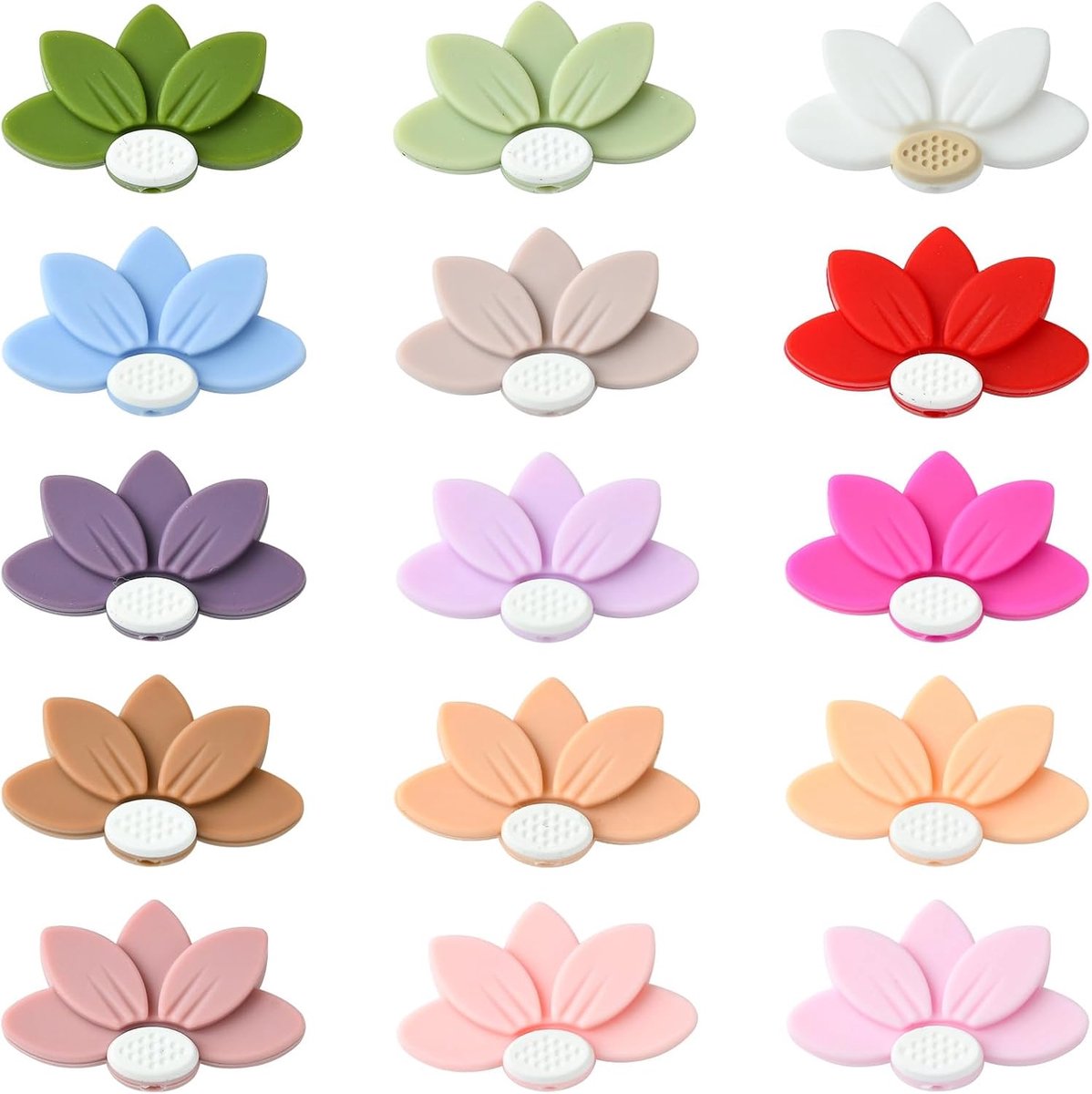 Silicone Beads, Various Shaped Silicone Focal Beads, Rubber Spacer Beads for Bead Pens, Key Chain, Phone Bands - ShopVlot