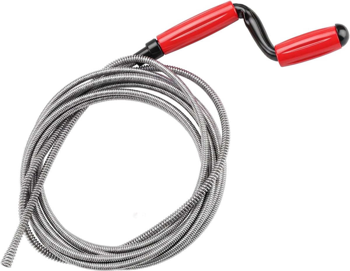 5M Drain Unblocker Tool, Flexibele Drain Snake Unblocker Tool - ShopVlot