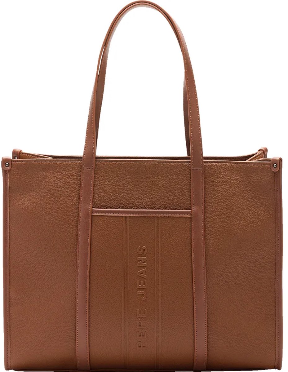 Pepe Jeans Zenda Maze Schoudertas Bruin