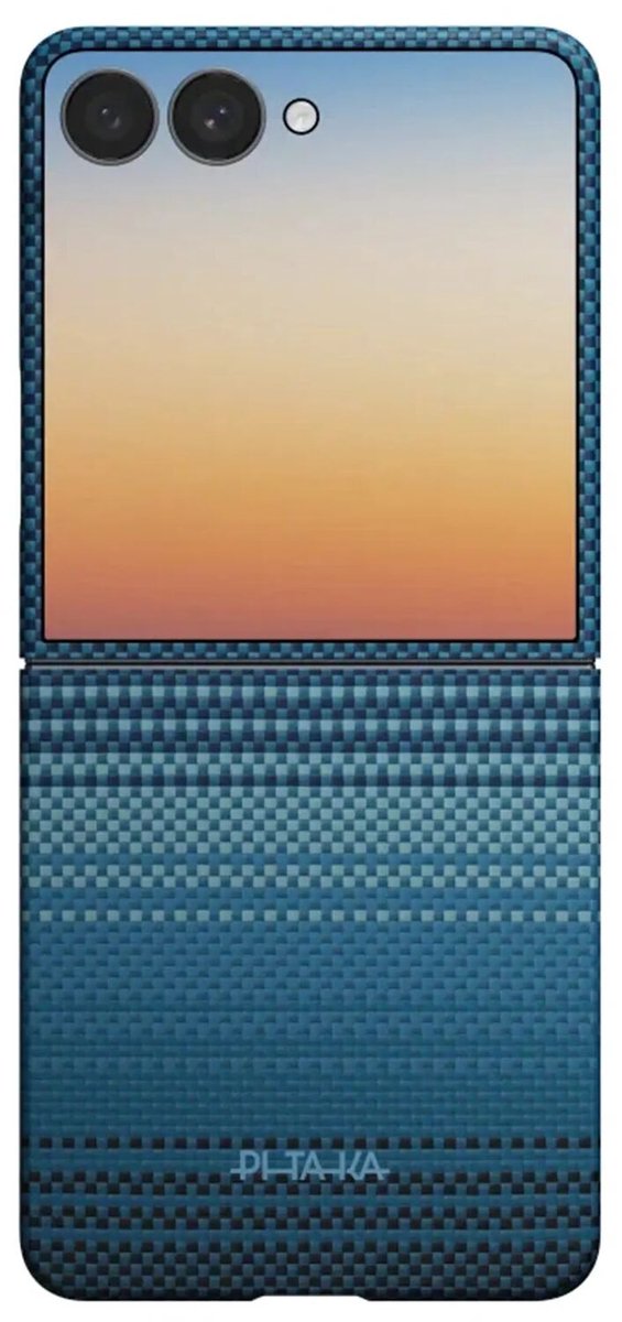 Pitaka Edge Case Samsung Galaxy Z Flip 8 - MagSafe – Aramidevezel - Moonrise