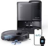 eufy Robotstofzuiger Omni E25 - HydroJet dweilsysteem - 20.000Pa zuigkracht - DuoSpiral borstels die ontklitten - CornerRover arm voor het schoonmaken van hoeken - Alles-in-1 station - Voor gezinnen met huisdieren en kinderen