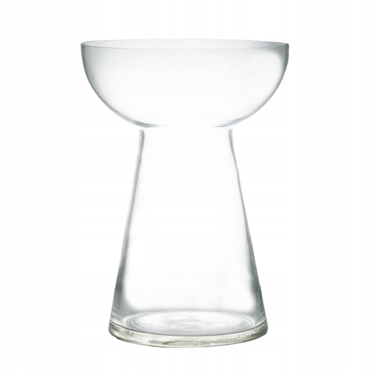 Transparante Glazen Vaas - Diameter 13,5cm