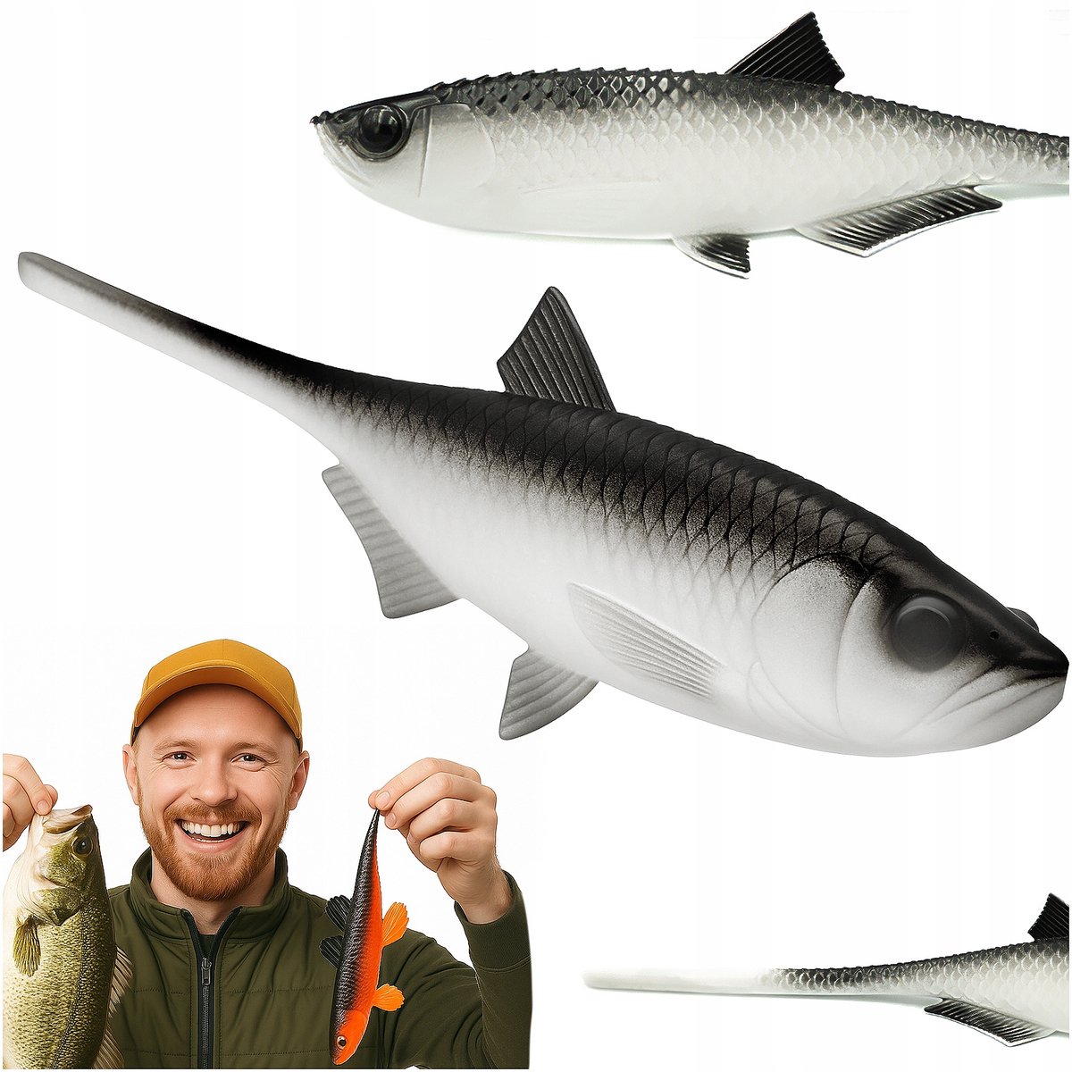 Libra Lures Bleak Slug Tail 21cm 30g - volledige Kunstaas Vis