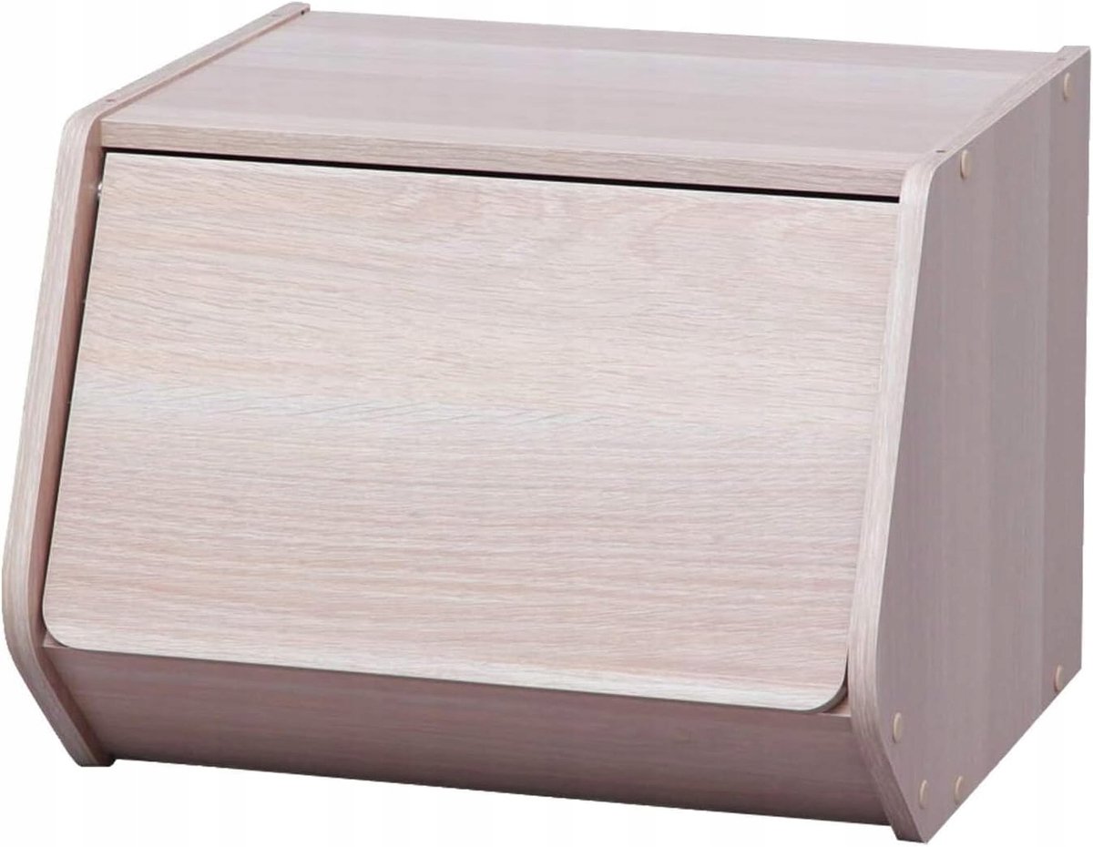 Houten Opbergkast met Deur - Modulair en Milieuvriendelijk