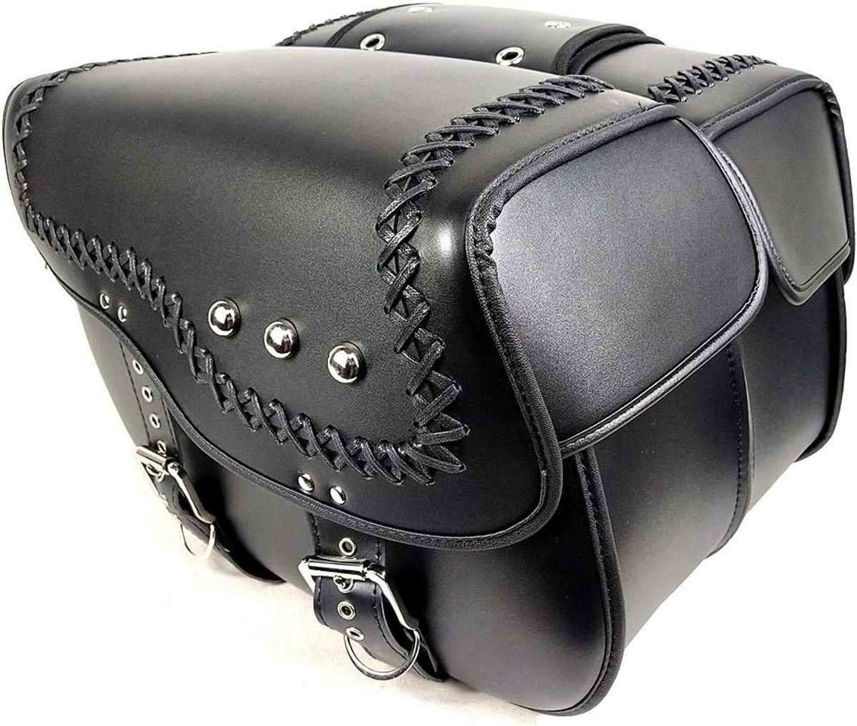 Motorfiets Zijtas Set - 2 Stuks Waterdicht - Dikke Kunstleren Motorfiets Tas - Duurzaam en Beschermend - ShopVlot