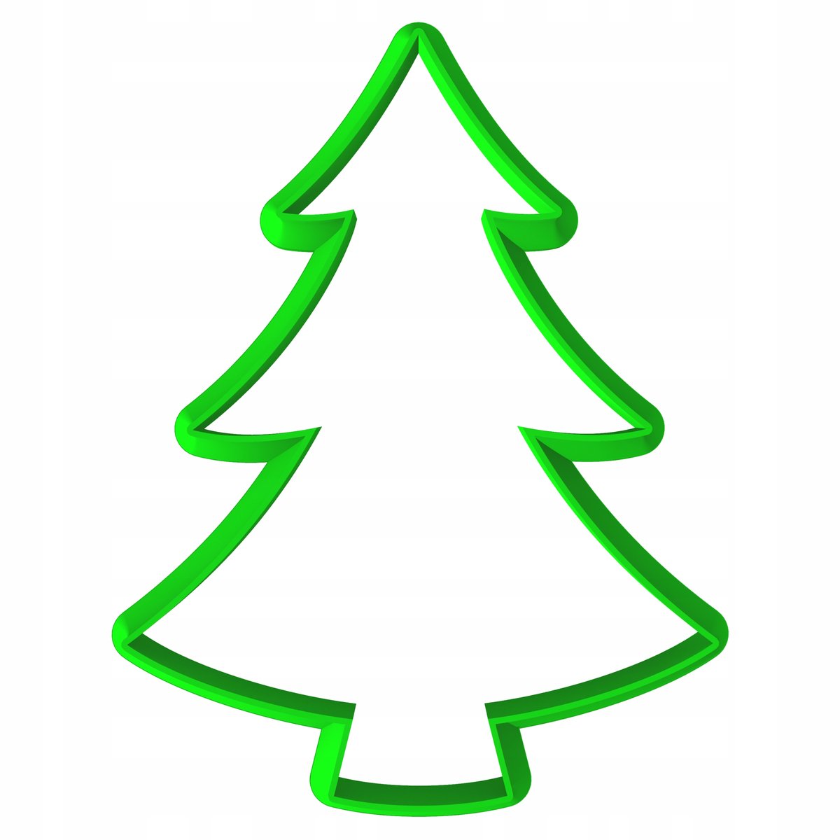XL Kerstkoekjesvorm Kerstboom 10cm - Bakken met Plezier