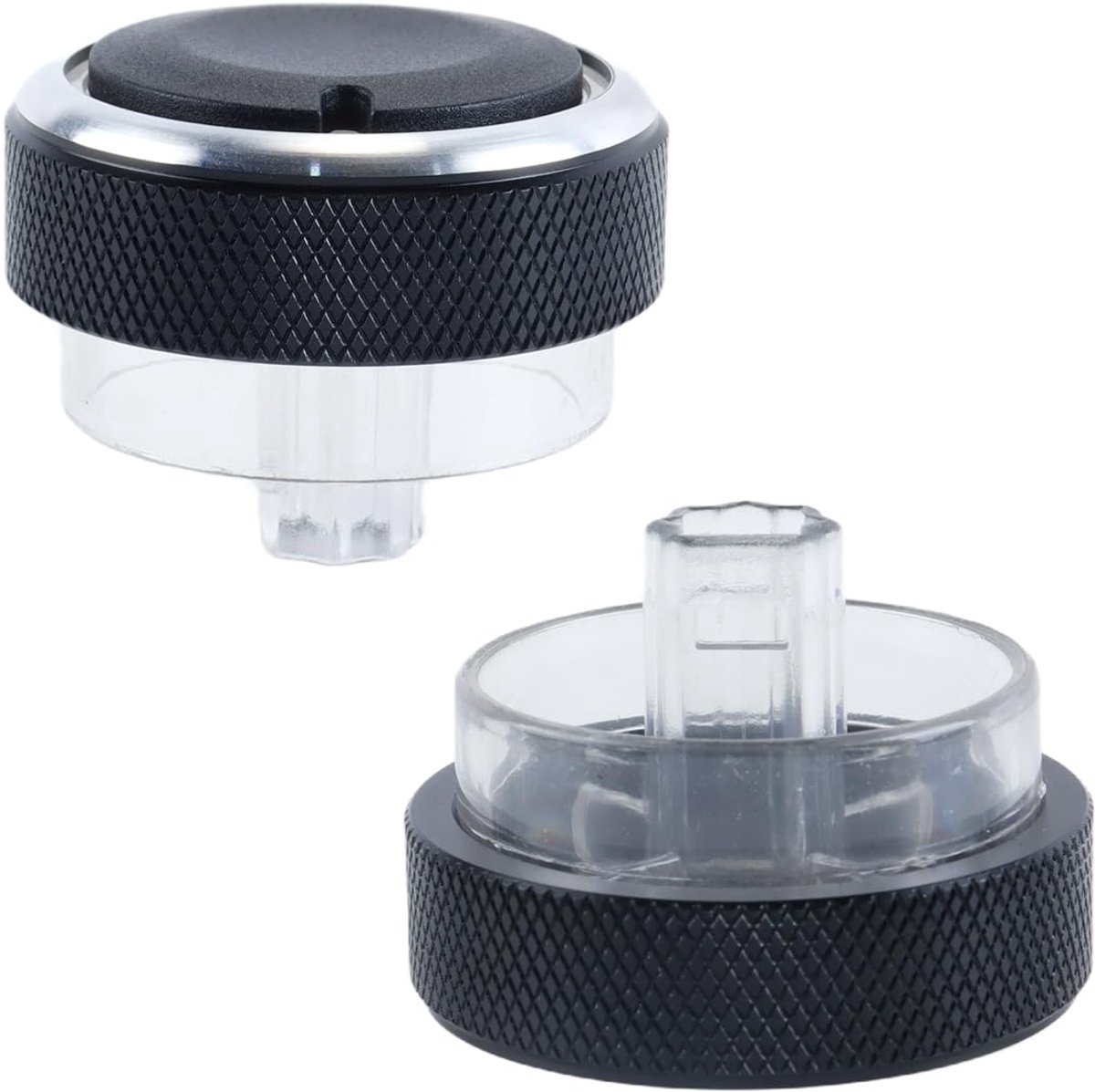 Airconditioning Knoppen - Aluminium Legering - Geschikt voor Ford Focus 2005-2014 en Mondeo 2009-2012 - ShopVlot