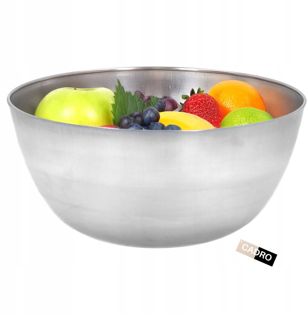 Metalen Keukenkom Fruit Salade Chips 19 cm - RVS
