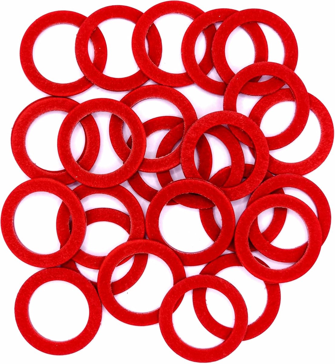 Vulcanite pakking 1" - plat - 25 stuks - uitstekende dichtheid voor pompen - ShopVlot