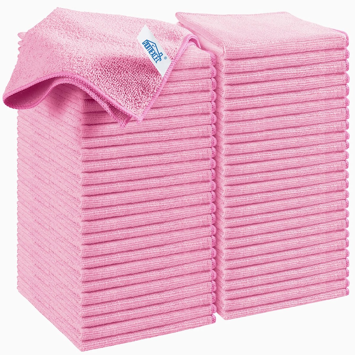 Microfiber schoonmaakdoek 11,5x11,5" - 50PK - ideaal voor huis - effectief en herbruikbaar - ShopVlot