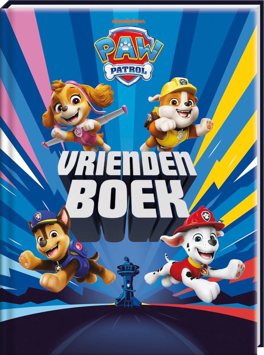 Paw Patrol Vriendenboek - Voor Kinderen - Blauw - Interactief Vriendenboek - Ruimte voor Foto's, Herinneringen en Leuke Antwoorden - Ontdek Alles over je Beste Vrienden - Leuk Cadeau voor Fans van Paw Patrol - Voor School en Thuis - Vanaf 4 Jaar