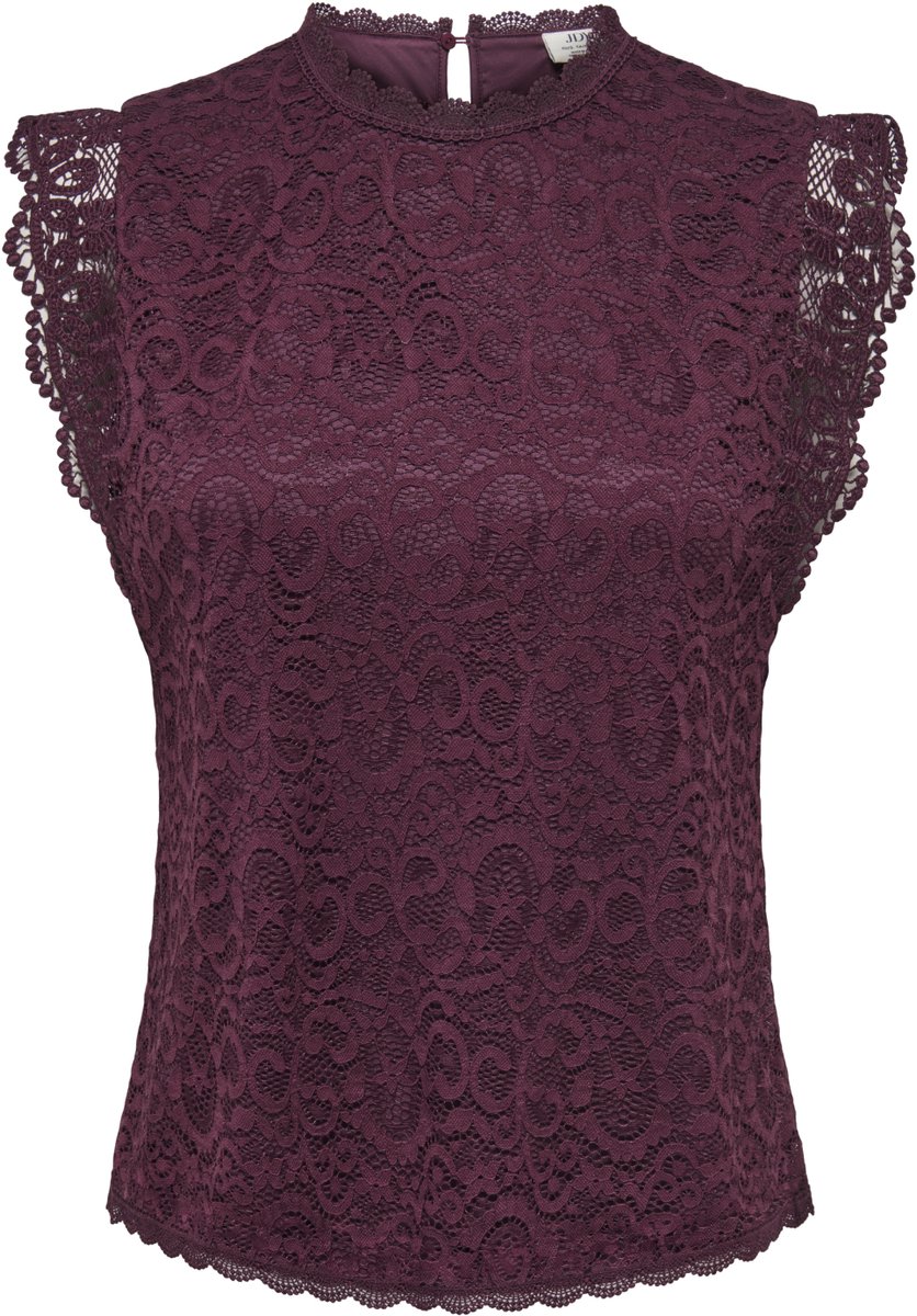Jacqueline de Yong Top Jdylotas S/l Lace Top Jrs Noos 15371696 Windsor Wine Dames Maat - L