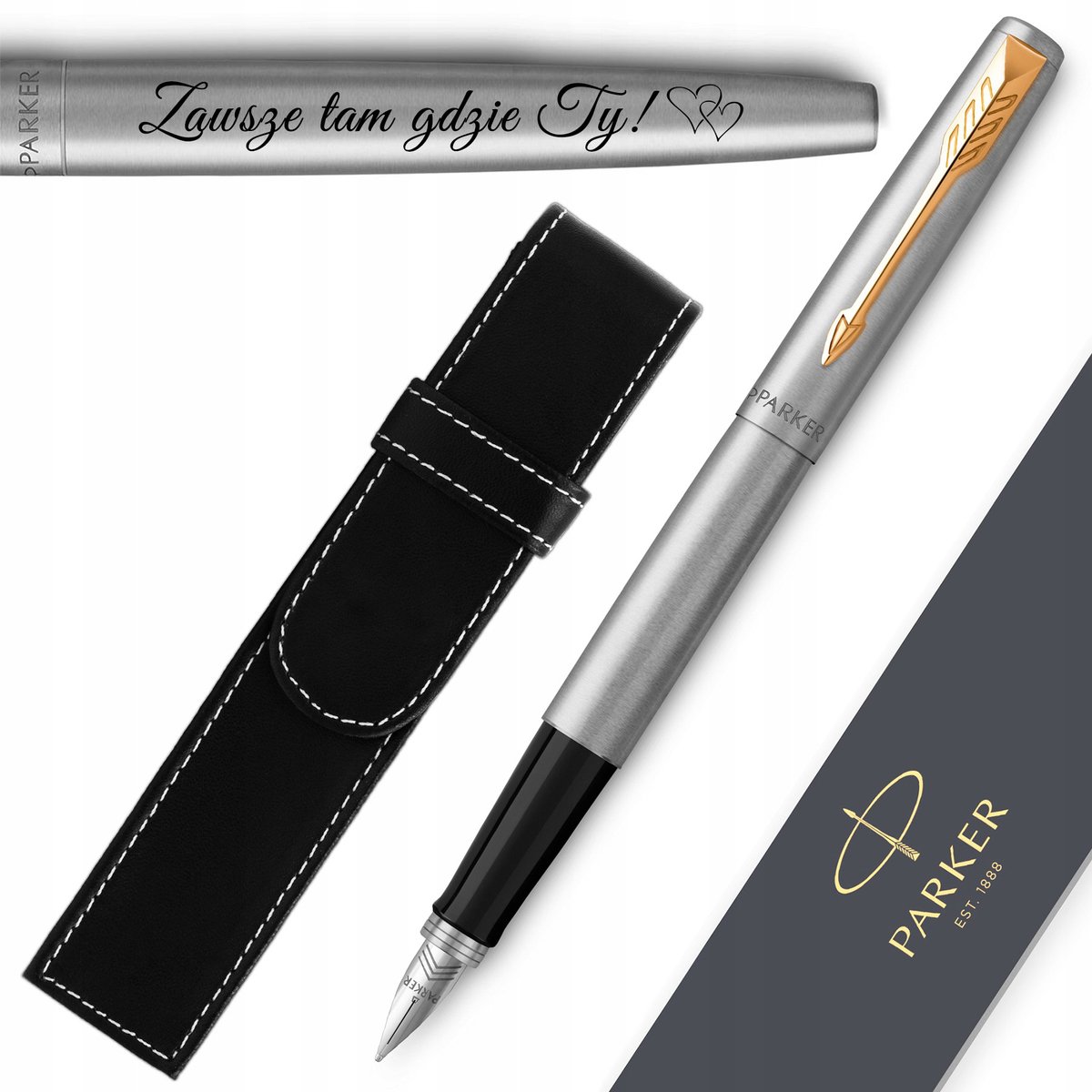 Parker Jotter GT Vulpen met Gravure & Luxe Etui