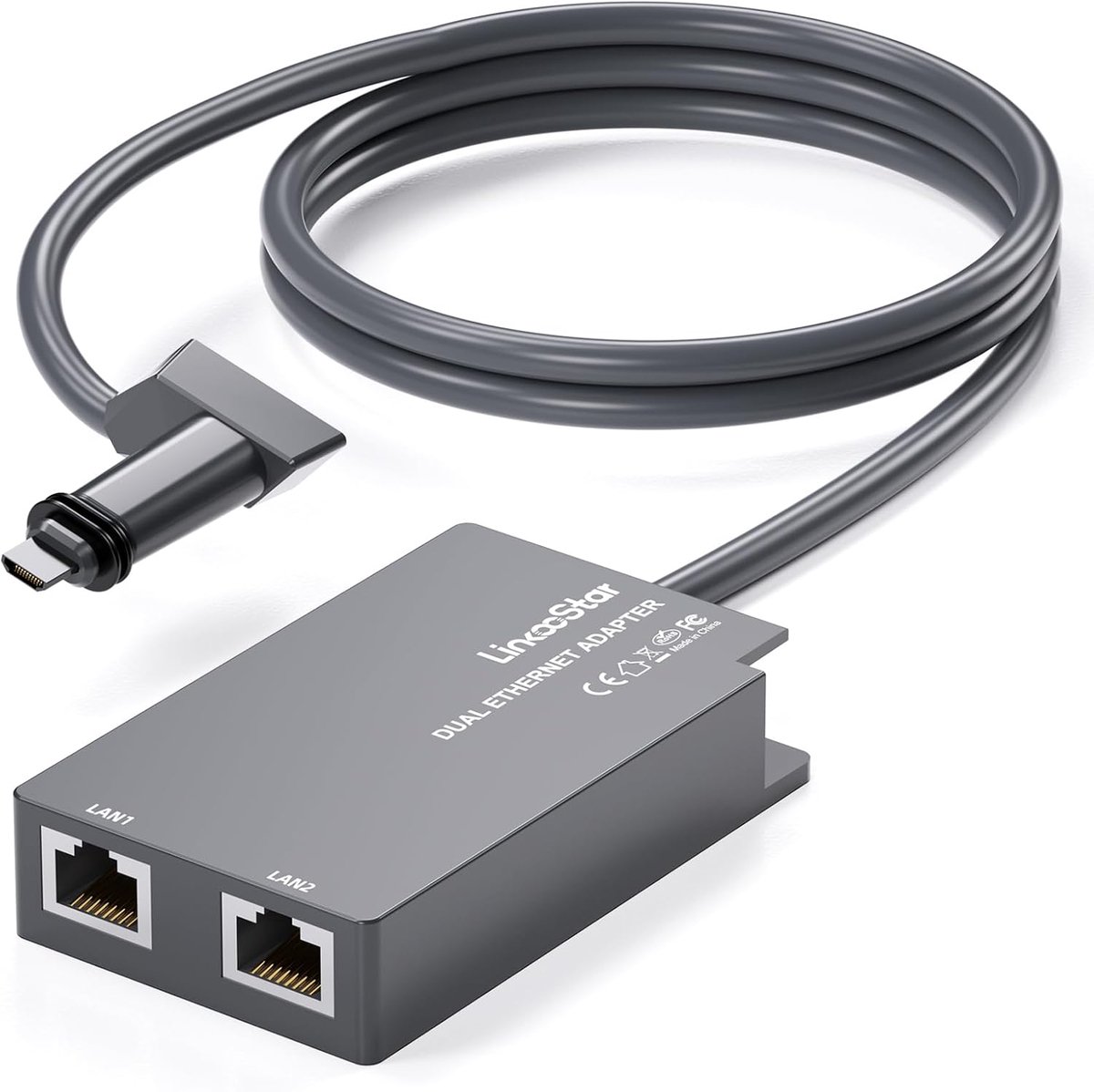 for Starlink Ethernet adapter Gen 2 with two ports, for Starlink V2 Multi-Port Ethernet Adapter for wired remote - ShopVlot