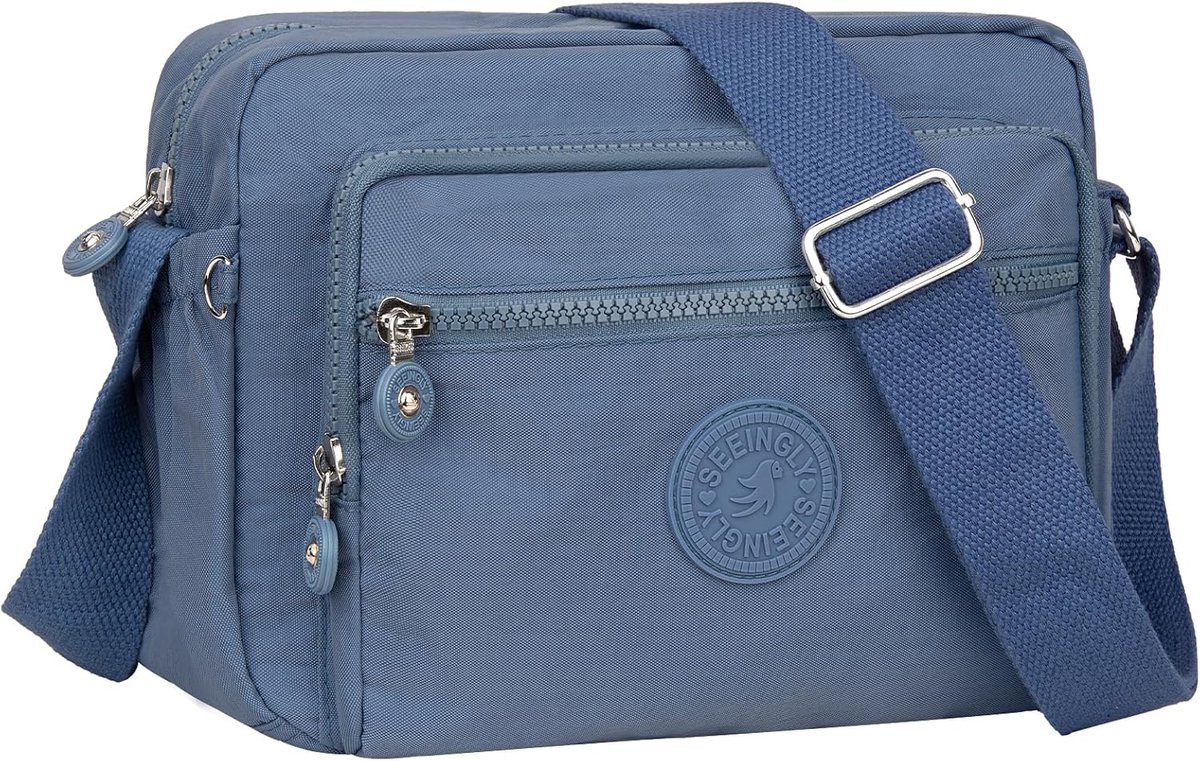 NEWIROVE Schoudertas Dames Middelgroot Nylon Waterdicht Crossbody Tas Lichte Schoudertas Dames Handtassen Met Veel - ShopVlot