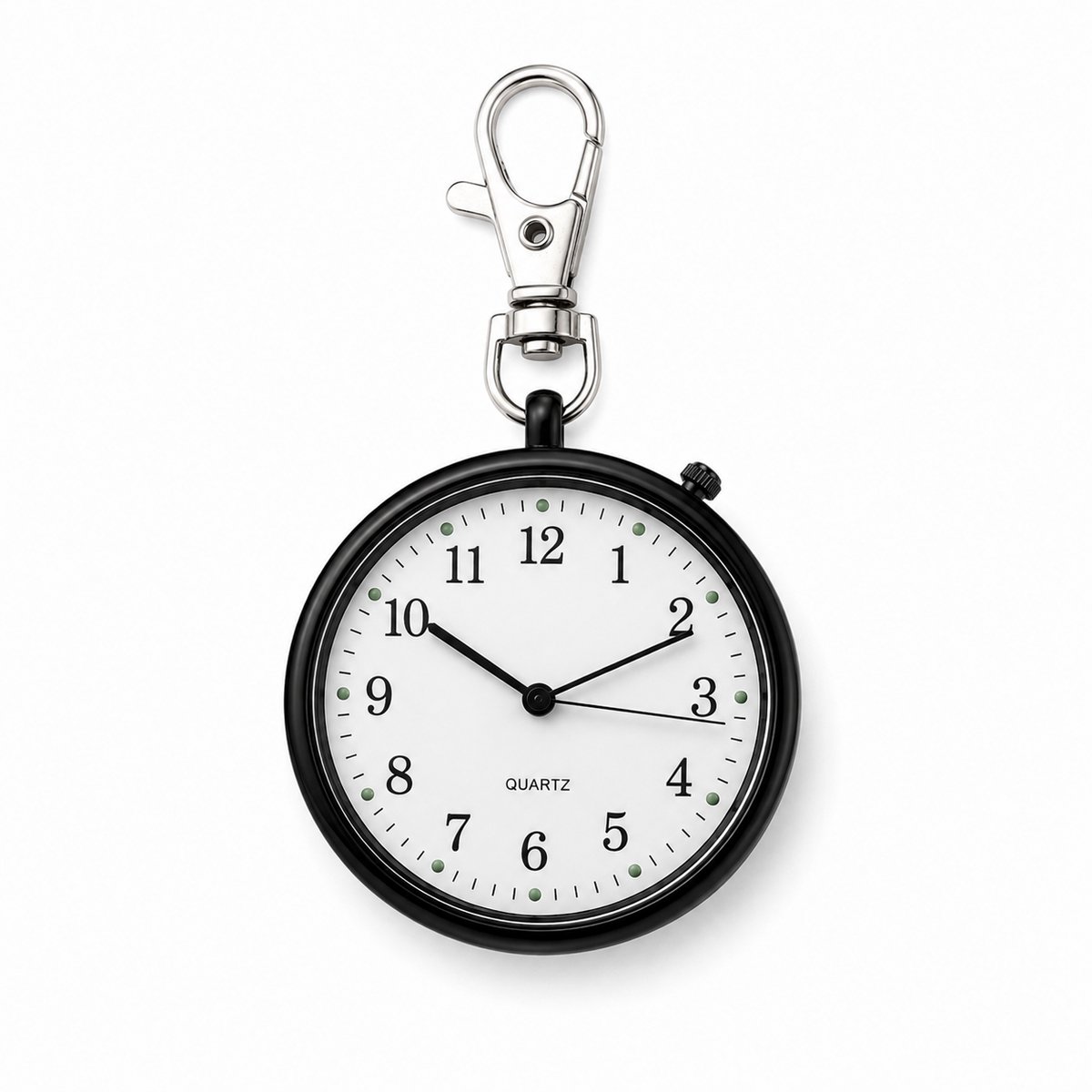 Zakhorloge - Zwart - Quartz - Verpleegkundige - Sleutelbos/Hanger - Mannen/Dames