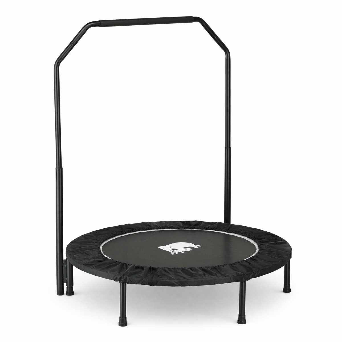 Deryan Opvouwbare Fitness Trampoline 100 cm - met handvat - Zwart