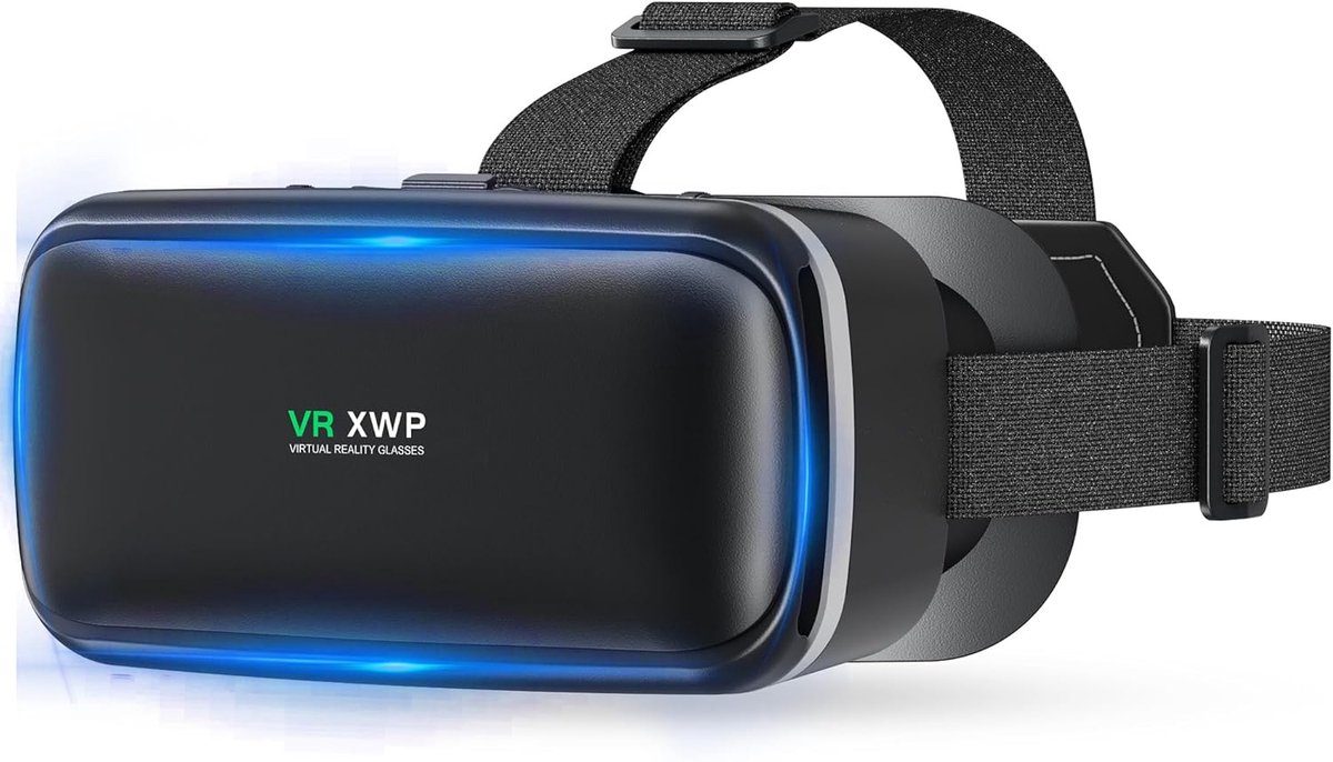 XWP VR Glasses, 3D Virtual Reality Glasses with HD Anti-Blue Light Lens for Mobile Phone, Movies and Games, Compatible - ShopVlot