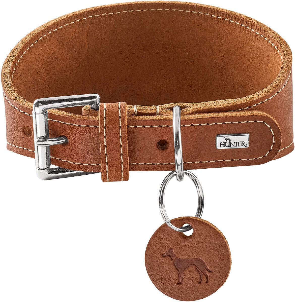 Hunter Windhonden Halsband Aalborg Cognac Maat 42