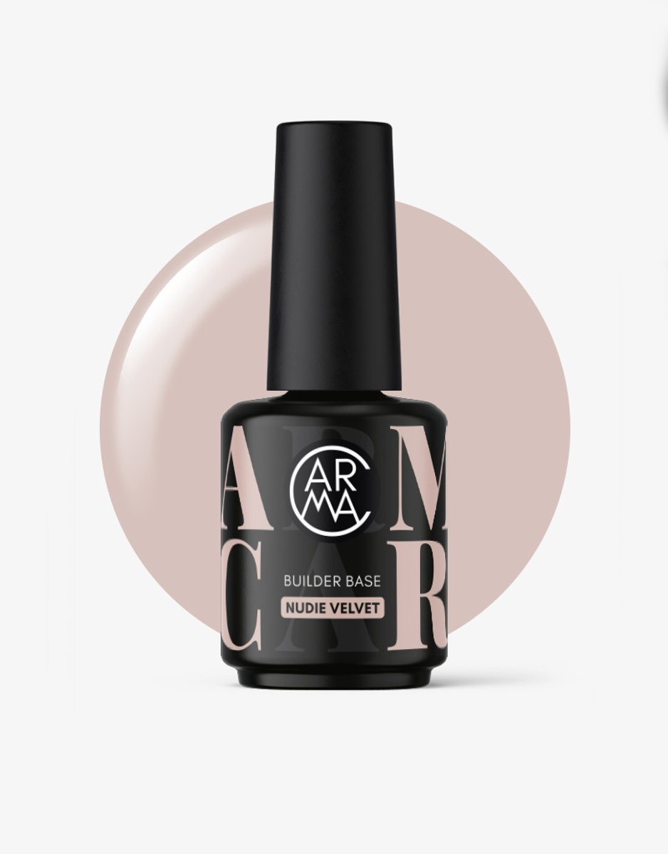 CARMA COSMETICS Biab - Builder Base Nudie Velvet 15ml | Nude Kleur Biab Nagellak