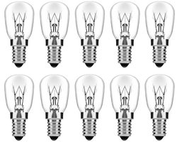 10 x Gloeilamp Klein - E14 15 Watt ST26