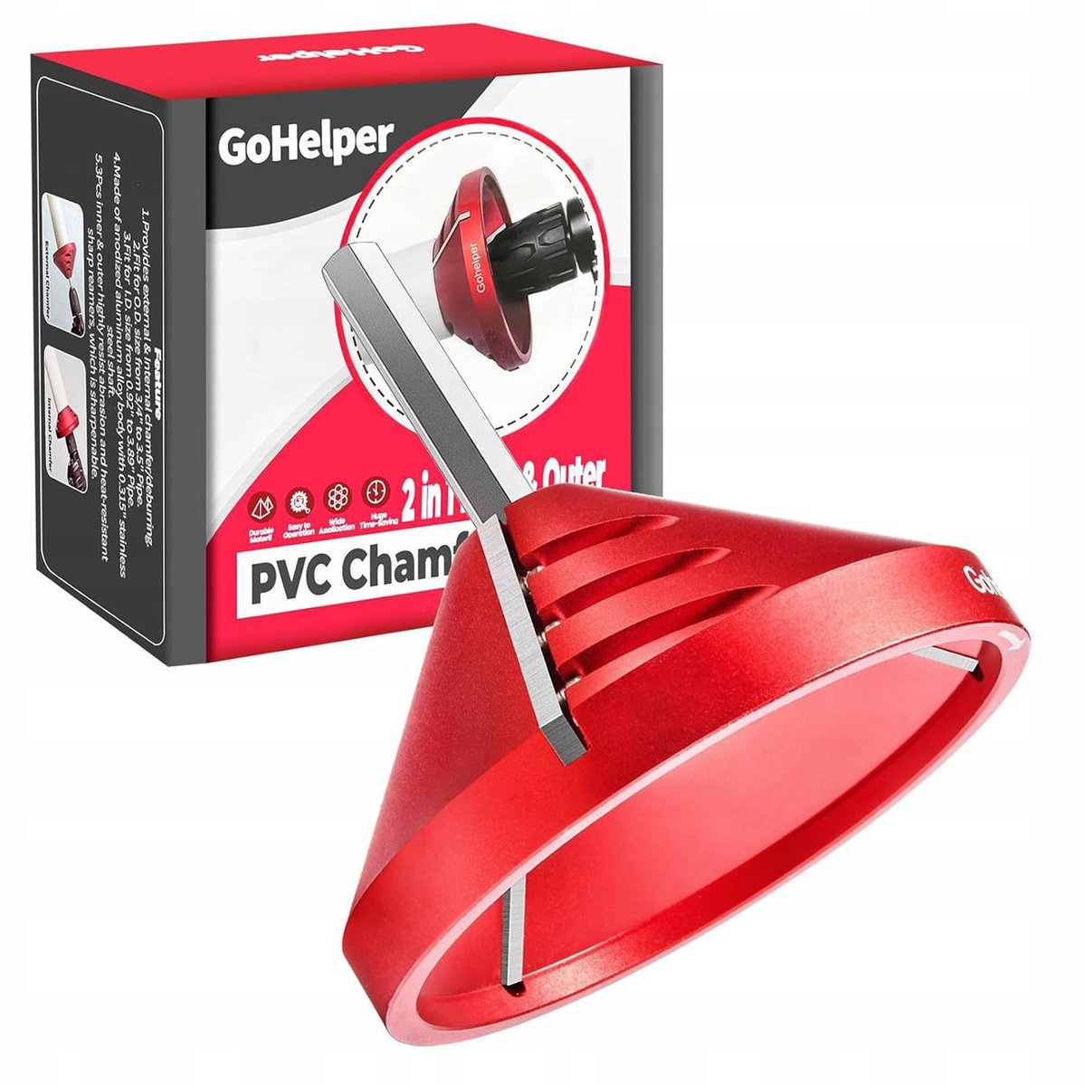 Ontbramer PVC CPVC ABS PP PE Leidingen - Binnen & Buiten
