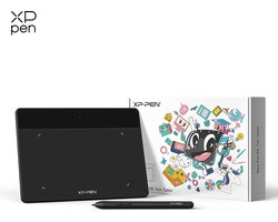 XPPen Deco Fun XS - Grafische tekentablet - Studeren - Werken - Spelen - Tekenen - Compatibel met Windows, Mac, Android - Voor kinderen en volwassenen