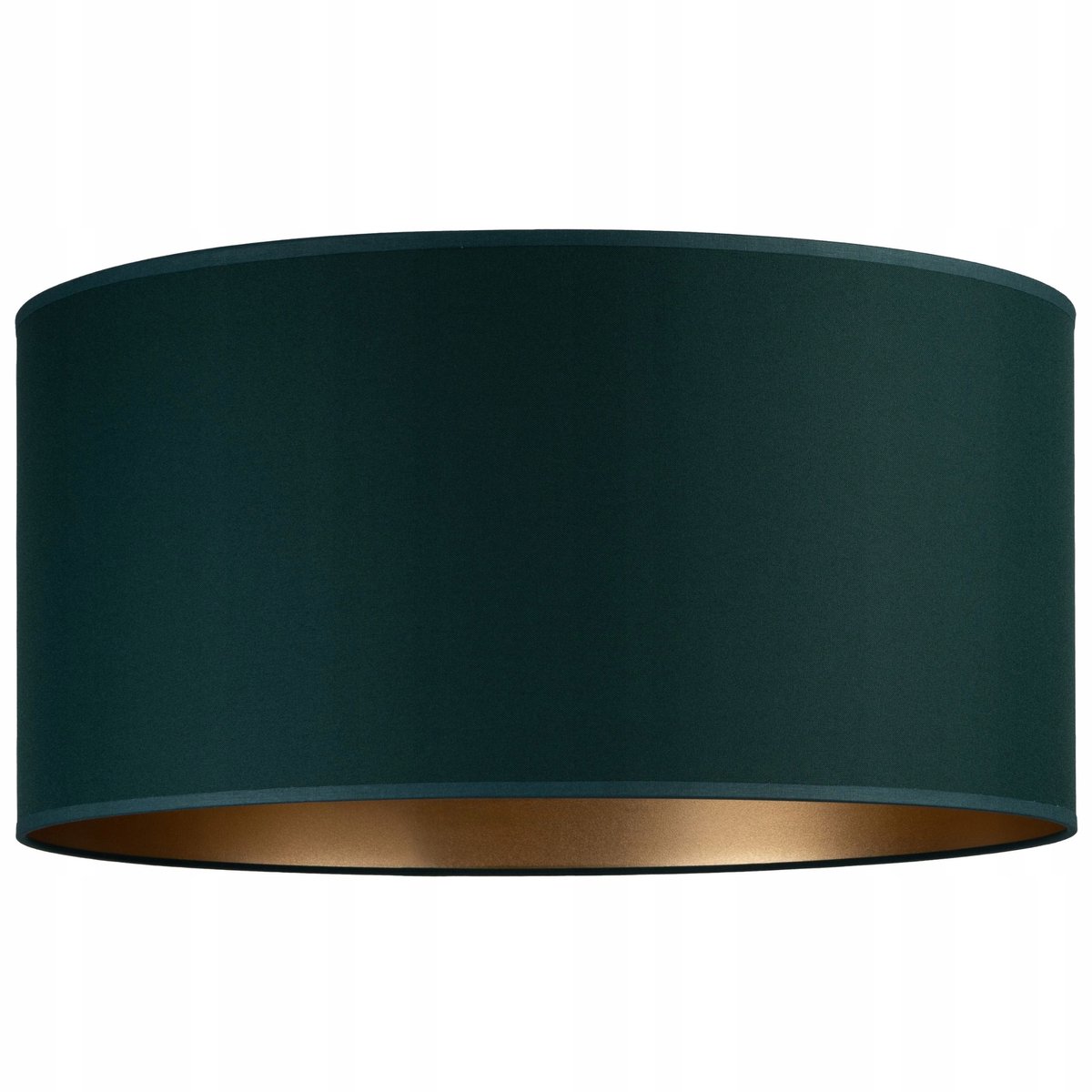 Ronde Lampenkap Loft 50cm Groen-Goud Cilinder Stijlvol