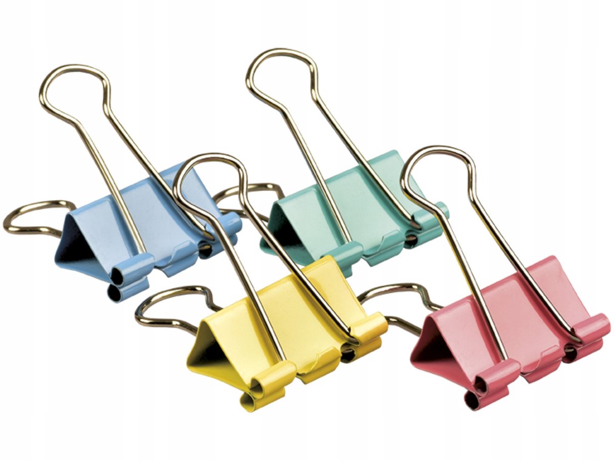 Tetis Pastel Klemmers Mix 15mm - 60 Stuks