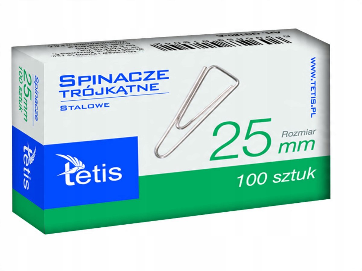 Tetis Klemmen 25mm - 100 stuks - Roestvrij Staal