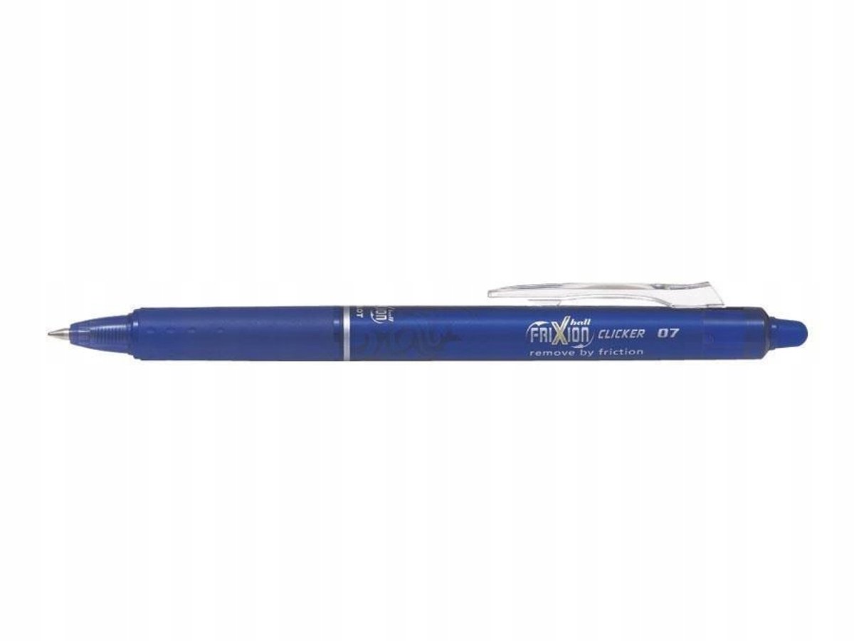 Pilot FriXion Clicker Balpen Blauw 12 Stuks - Uitwisbaar