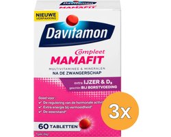 MAM 3x Davitamon Mama fit (60 tabletten) - 60 stuks