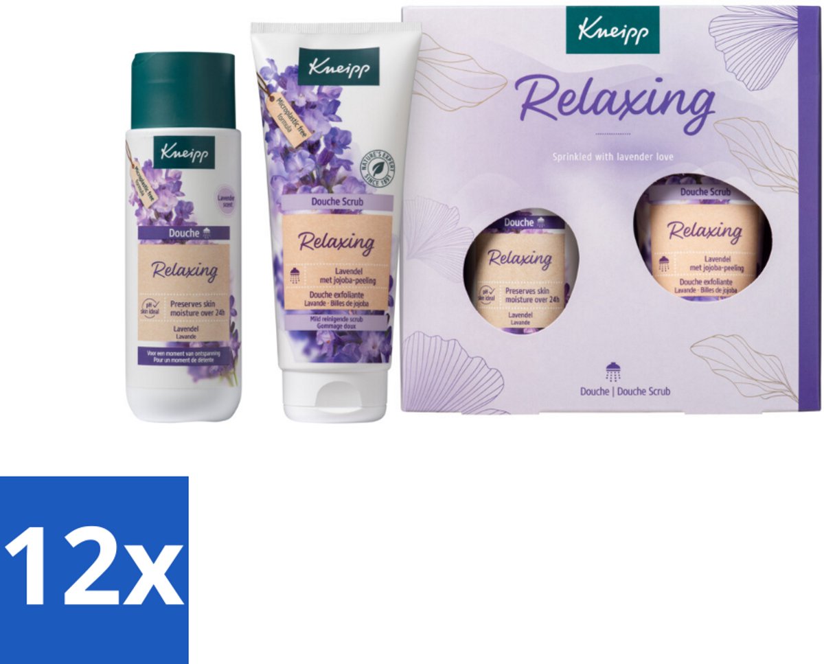 12 x Kneipp - Relaxing Favourites Geschenkset - Lavendel - Kneipp - Relaxing Favourites - Cadeau - Lavendel - Douchegel