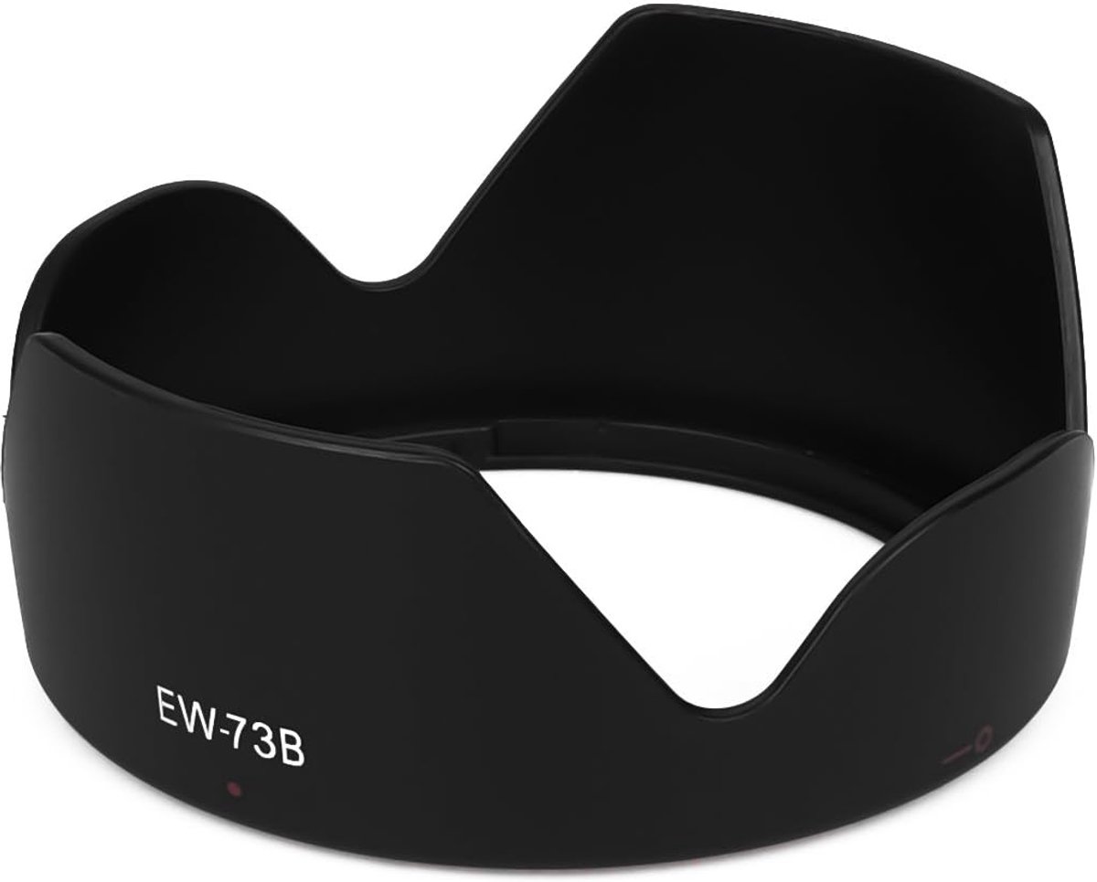 Lenskap voor Canon EF-S 18-135mm 17-85mm - EW-73B - Hoogwaardige kunststof - Bescherming tegen schittering - ShopVlot