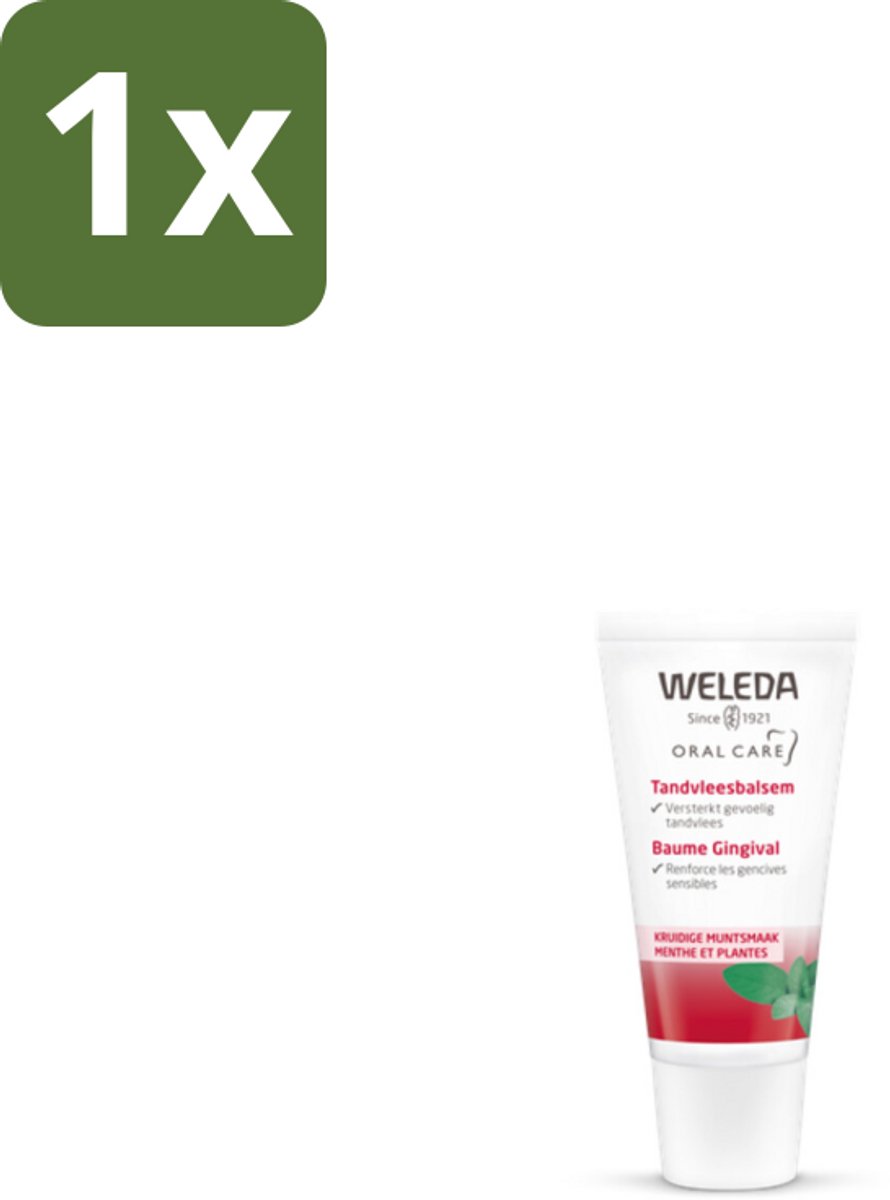 1 x WELEDA - Tandvleesbalsem - 30 ml - Tandvleesbalsem - Tandvlees Verzachting - Tandvlees Versterking - Natuurlijke Tandzorg - Tandvleespreventie