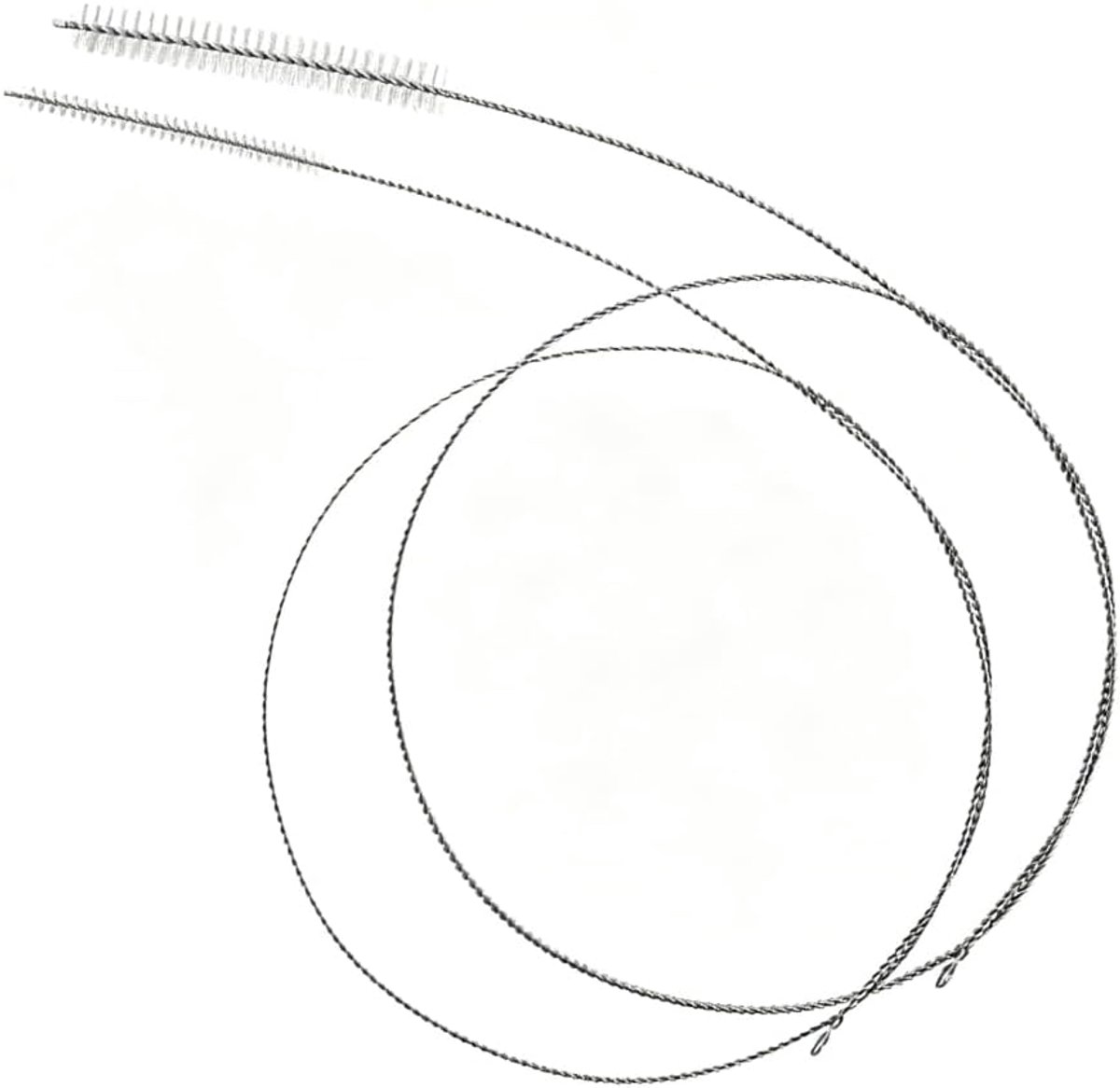 Reinigingsborstel 100cm - Flexibele RVS borstel - Voor flessen en leidingen - Bereik moeilijk te reinigen plekken - ShopVlot