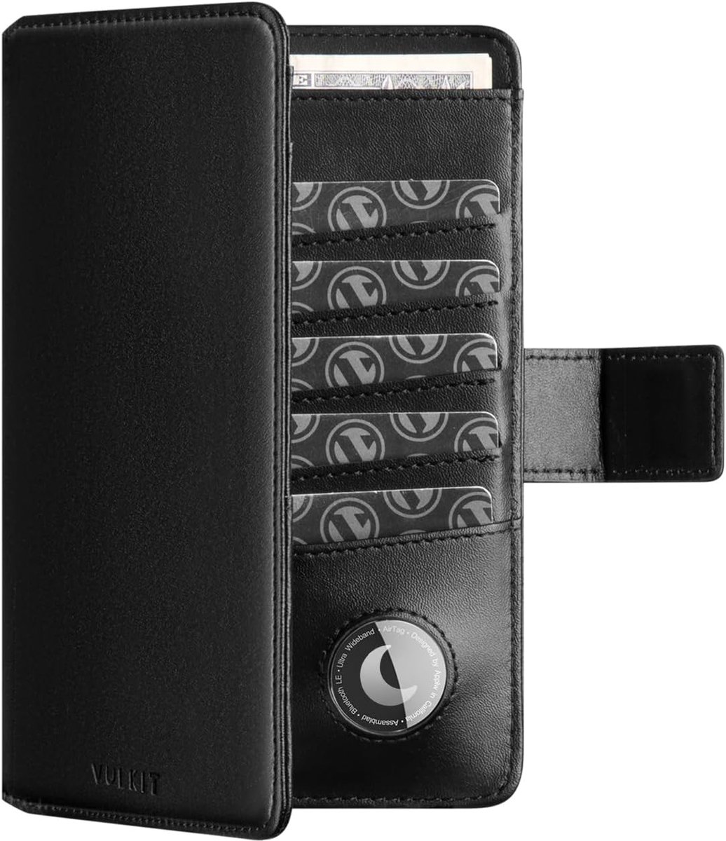 Paspoorthouder met RFID-bescherming - Bifold, minimalistisch - Geschikt voor Airtag - Handig voor reizen - ShopVlot