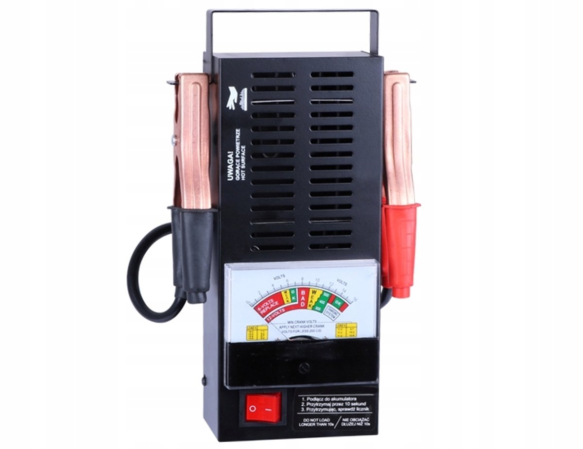 Analoge Accutester 6V 12V - Meetstroom 100A