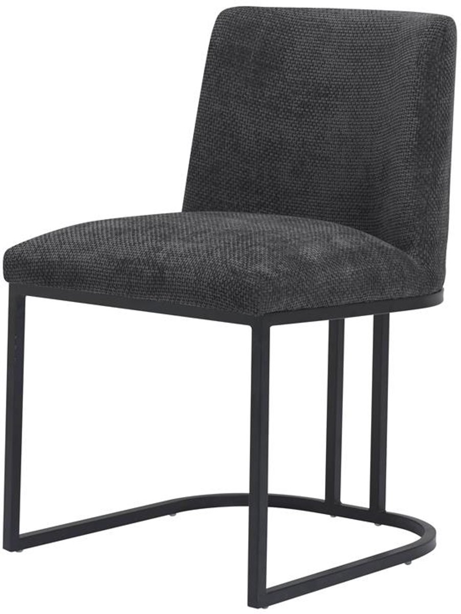 Tower Living Eetkamerstoel Archi - Grafiet Stof - 60x53x83cm