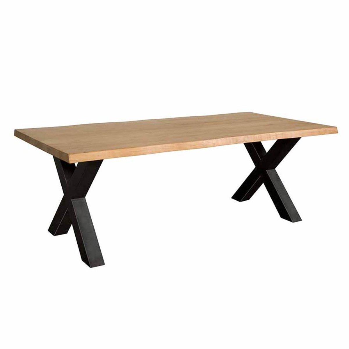 Tower Living Eettafel Xara - Rechthoek Naturel Hout - 180x90x78cm