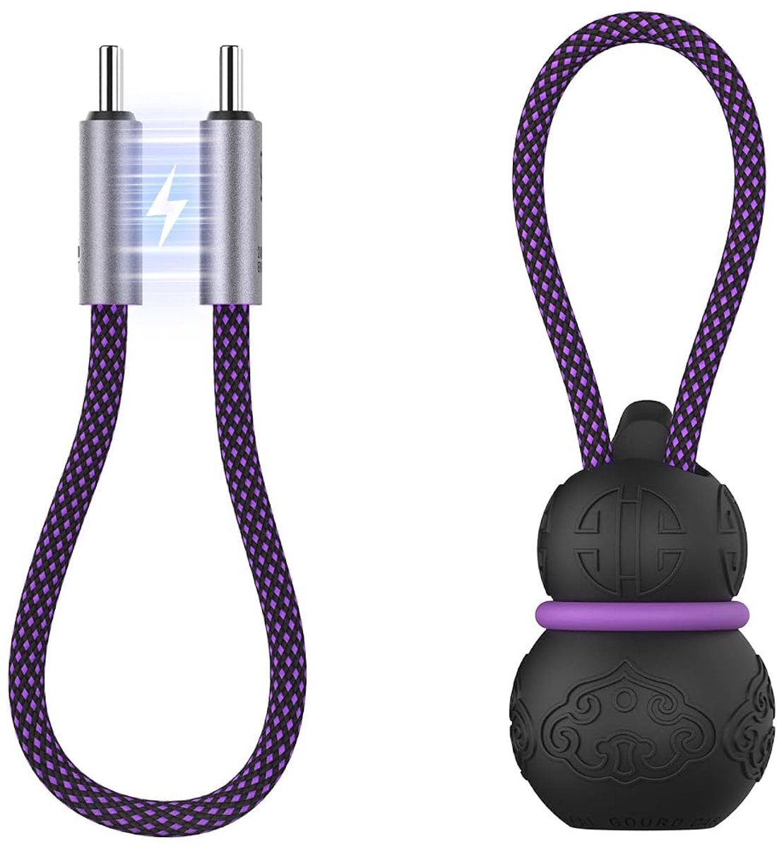 USB-C oplaadkabel 0,16 m - magnetisch - 240 W snel opladen - ideaal voor kabelbeheer - ShopVlot