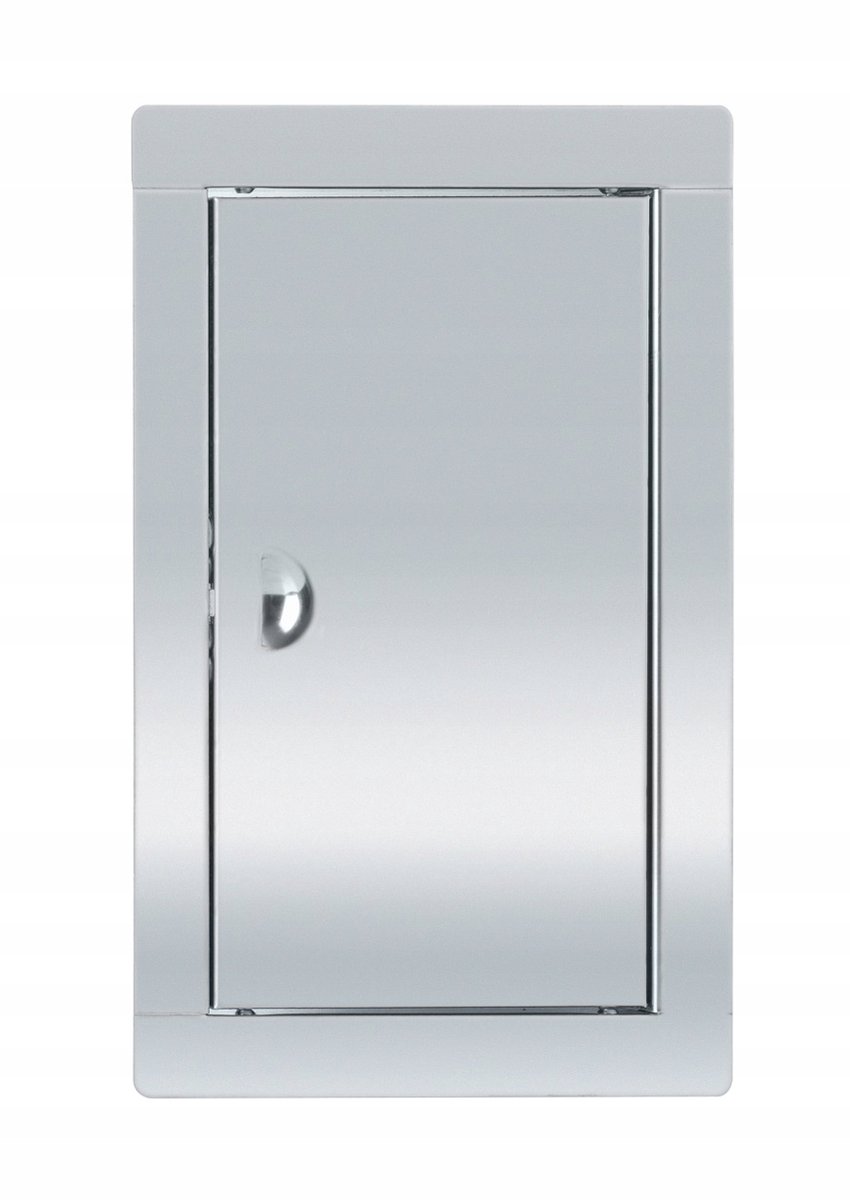 Merkloos Inox Inspectieluik 25x40 cm - Roestvrij Staal met Kliksluiting