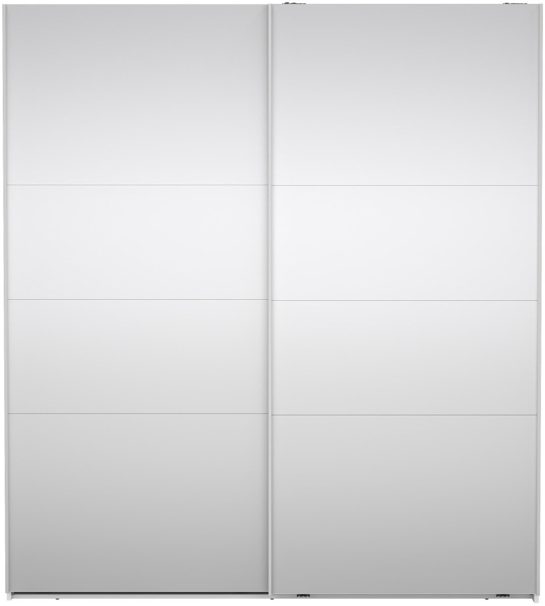 Giga Living Kledingkast Catania - Wit - Incl. Spiegel - 179x67x200cm
