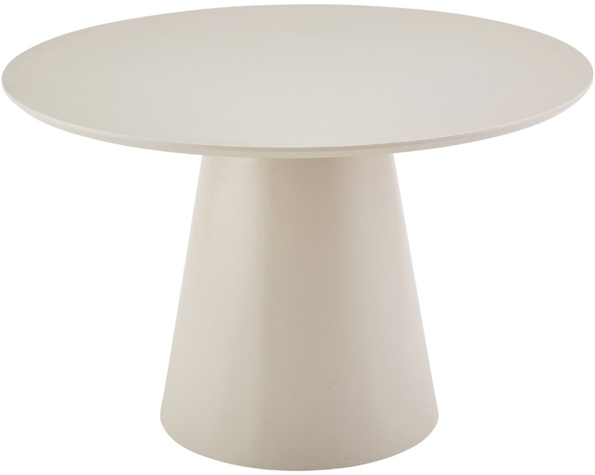 DÉJA Living Eettafel Kalix - Rond Beige - 120x120x77cm