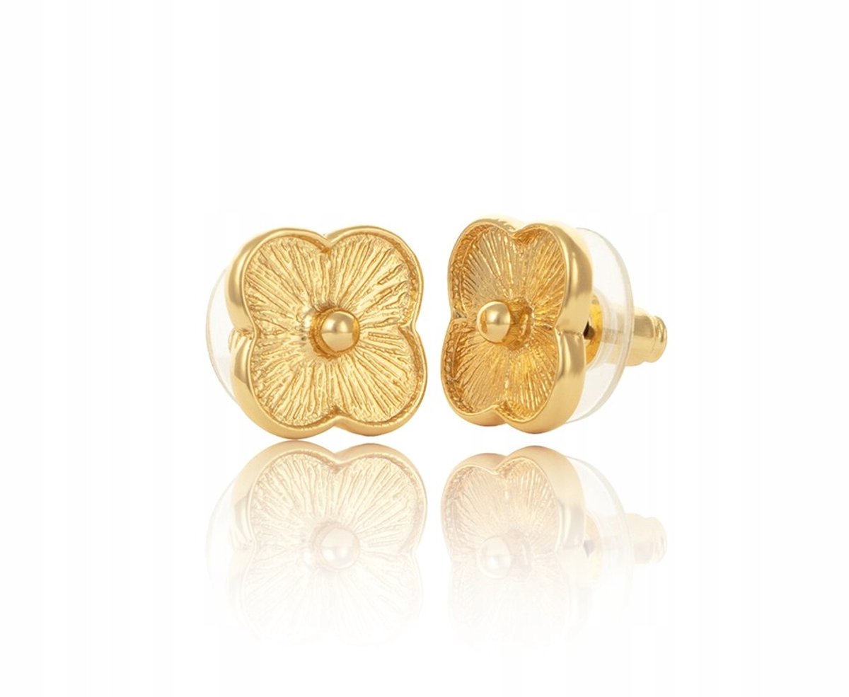 Gouden Oorbellen Bloemen - Be like a Barbie Collectie