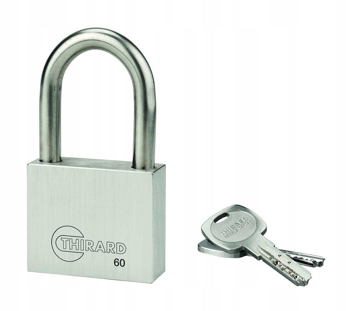 Roestvrijstalen Hangslot 60 mm met 2 Sleutels